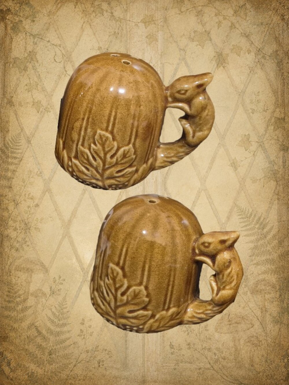 Vintage Squirrel Salt & Pepper Shakers